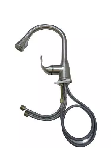 Tuscany® Sharena One-Handle Pull-Down Stainless Kitchen Faucet 3 Tuscany® Sharena One-Handle Pull-Down Stainless Kitchen Faucet - Image 3