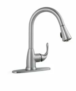 Tuscany® Sharena One-Handle Pull-Down Stainless Kitchen Faucet