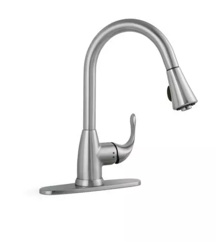 Tuscany® Sharena One-Handle Pull-Down Stainless Kitchen Faucet 1 Tuscany® Sharena One-Handle Pull-Down Stainless Kitchen Faucet