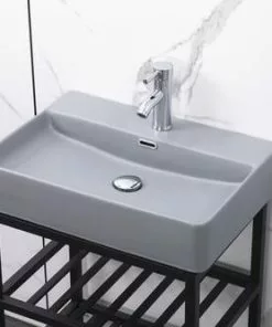 Tuscany® Thatcher 23"W Gray Rectangle Console Sink 10 Tuscany® Thatcher 23"W Gray Rectangle Console Sink -Tuscany Shop 6070054 P AV1