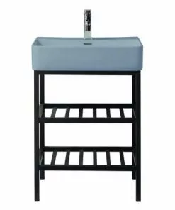 Tuscany® Thatcher 23"W Gray Rectangle Console Sink 11 Tuscany® Thatcher 23"W Gray Rectangle Console Sink -Tuscany Shop 6070054 P AV6