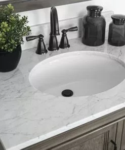 Foremost Tuscany® 18-3/8"W X 15-1/8"D White Oval Undermount Bathroom Sink -Tuscany Shop 6070061 RoomScene