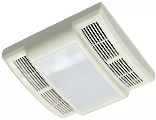 Tuscany 110 CFM Ceiling Exhaust Bath Fan With Light 1 Tuscany 110 CFM Ceiling Exhaust Bath Fan With Light