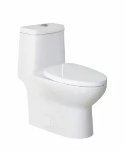 Tuscany® Ontario 1-Piece White Tall Concealed Elongated Toilet