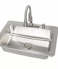 Tuscany® Jensen All-in-One Drop-In 33" Stainless Steel 4-Hole Single Bowl Kitchen Sink 8 Tuscany® Jensen All-in-One Drop-In 33" Stainless Steel 4-Hole Single Bowl Kitchen Sink -Tuscany Shop 672 4156 1 1126