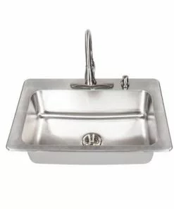 Tuscany® Jensen All-in-One Drop-In 33" Stainless Steel 4-Hole Single Bowl Kitchen Sink 9 Tuscany® Jensen All-in-One Drop-In 33" Stainless Steel 4-Hole Single Bowl Kitchen Sink -Tuscany Shop 672 4156 3 1126
