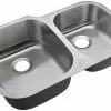Tuscany® Undermount 31" Stainless Steel Double Bowl Kitchen Sink