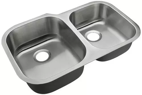 Tuscany® Undermount 31" Stainless Steel Double Bowl Kitchen Sink 1 Tuscany® Undermount 31" Stainless Steel Double Bowl Kitchen Sink