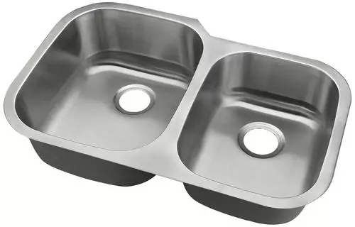 Tuscany® Undermount 31" Stainless Steel Double Bowl Kitchen Sink 2 Tuscany® Undermount 31" Stainless Steel Double Bowl Kitchen Sink - Image 2