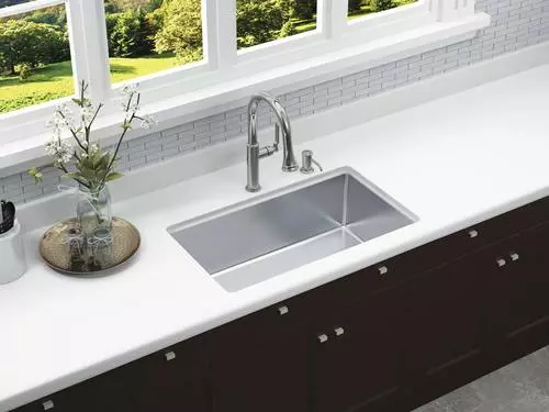 Tuscany® Woodhill Undermount 31" Stainless Steel Single Bowl Kitchen Sink 6 Tuscany® Woodhill Undermount 31" Stainless Steel Single Bowl Kitchen Sink - Image 6