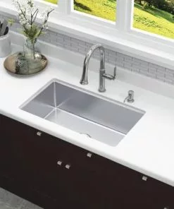 Tuscany® Woodhill Undermount 31" Stainless Steel Single Bowl Kitchen Sink 15 Tuscany® Woodhill Undermount 31" Stainless Steel Single Bowl Kitchen Sink -Tuscany Shop 6720513 UM SC RS