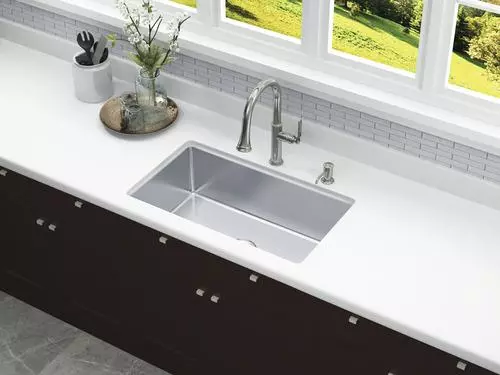 Tuscany® Woodhill Undermount 31" Stainless Steel Single Bowl Kitchen Sink 7 Tuscany® Woodhill Undermount 31" Stainless Steel Single Bowl Kitchen Sink - Image 7