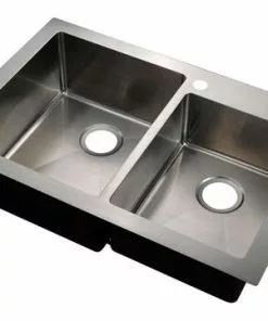 Tuscany® Volk All-in-One Dual Mount 33" Stainless Steel 2-Hole Double Bowl Kitchen Sink 17 Tuscany® Volk All-in-One Dual Mount 33" Stainless Steel 2-Hole Double Bowl Kitchen Sink -Tuscany Shop 6724160 Master