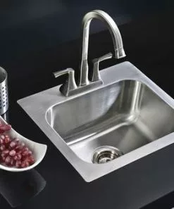 Tuscany® Morey All-in-One Dual Mount 19" Stainless Steel Single Bowl Bar/Prep Sink 5 Tuscany® Morey All-in-One Dual Mount 19" Stainless Steel Single Bowl Bar/Prep Sink -Tuscany Shop 6724161 Scene 01