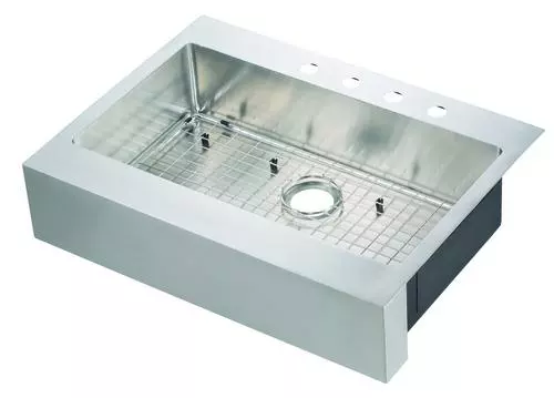 Tuscany® Retrofit Farmhouse/Apron Front 33" Stainless Steel Single Bowl Kitchen Sink 1 Tuscany® Retrofit Farmhouse/Apron Front 33" Stainless Steel Single Bowl Kitchen Sink