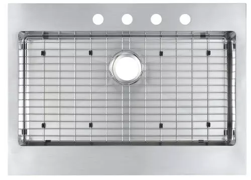 Tuscany® Retrofit Farmhouse/Apron Front 33" Stainless Steel Single Bowl Kitchen Sink 3 Tuscany® Retrofit Farmhouse/Apron Front 33" Stainless Steel Single Bowl Kitchen Sink - Image 3