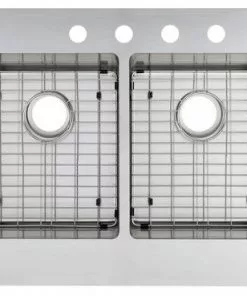 Tuscany® Retrofit Farmhouse/Apron Front 33" Stainless Steel Double Bowl Kitchen Sink 9 Tuscany® Retrofit Farmhouse/Apron Front 33" Stainless Steel Double Bowl Kitchen Sink -Tuscany Shop 6724164 Top