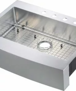 Tuscany® Retrofit Farmhouse/Apron Front 33" Stainless Steel Single Bowl Kitchen Sink 13 Tuscany® Retrofit Farmhouse/Apron Front 33" Stainless Steel Single Bowl Kitchen Sink -Tuscany Shop 6724166 Front 1