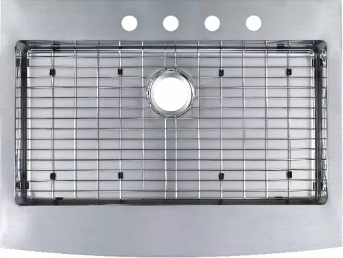 Tuscany® Retrofit Farmhouse/Apron Front 33" Stainless Steel Single Bowl Kitchen Sink 3 Tuscany® Retrofit Farmhouse/Apron Front 33" Stainless Steel Single Bowl Kitchen Sink - Image 3