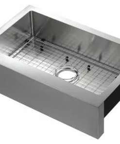 Tuscany® Farmhouse/Apron Front 31" Stainless Steel Single Bowl Kitchen Sink