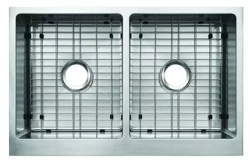 Tuscany® Farmhouse/Apron Front 33" Stainless Steel Double Bowl Kitchen Sink 2 Tuscany® Farmhouse/Apron Front 33" Stainless Steel Double Bowl Kitchen Sink - Image 2