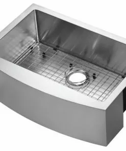 Tuscany® Farmhouse/Apron Front 30" Stainless Steel Single Bowl Kitchen Sink