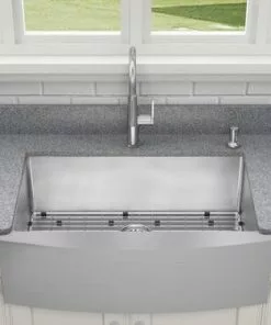 Tuscany® Farmhouse/Apron Sink 33" Stainless Steel Single Bowl Kitchen Sink 10 Tuscany® Farmhouse/Apron Sink 33" Stainless Steel Single Bowl Kitchen Sink -Tuscany Shop 6724179 Scene 3
