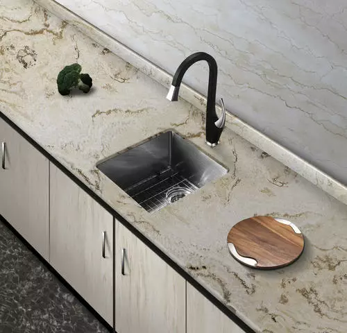 Tuscany® Undermount 17" Stainless Steel Single Bowl Bar/Prep Sink 4 Tuscany® Undermount 17" Stainless Steel Single Bowl Bar/Prep Sink - Image 4