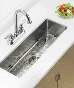 Tuscany® Undermount 23" Stainless Steel Single Bowl Bar/Prep Sink 17 Tuscany® Undermount 23" Stainless Steel Single Bowl Bar/Prep Sink -Tuscany Shop 6724191 Angleinusewithgrid PRINT