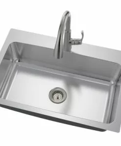 Tuscany® Northville All-in-One Dual Mount 33" Stainless Steel 1-Hole Single Bowl Kitchen Sink 21 Tuscany® Northville All-in-One Dual Mount 33" Stainless Steel 1-Hole Single Bowl Kitchen Sink -Tuscany Shop 6724323 DM SRS