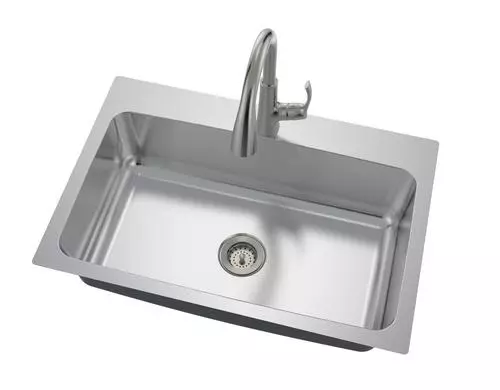 Tuscany® Northville All-in-One Dual Mount 33" Stainless Steel 1-Hole Single Bowl Kitchen Sink 10 Tuscany® Northville All-in-One Dual Mount 33" Stainless Steel 1-Hole Single Bowl Kitchen Sink - Image 10