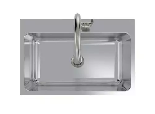 Tuscany® Northville All-in-One Dual Mount 33" Stainless Steel 1-Hole Single Bowl Kitchen Sink 3 Tuscany® Northville All-in-One Dual Mount 33" Stainless Steel 1-Hole Single Bowl Kitchen Sink - Image 3