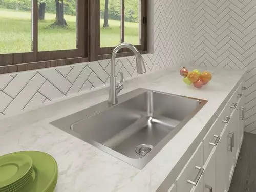 Tuscany® Northville All-in-One Dual Mount 33" Stainless Steel 1-Hole Single Bowl Kitchen Sink 6 Tuscany® Northville All-in-One Dual Mount 33" Stainless Steel 1-Hole Single Bowl Kitchen Sink - Image 6