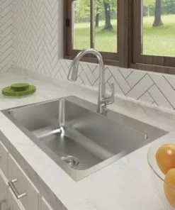 Tuscany® Northville All-in-One Dual Mount 33" Stainless Steel 1-Hole Single Bowl Kitchen Sink 18 Tuscany® Northville All-in-One Dual Mount 33" Stainless Steel 1-Hole Single Bowl Kitchen Sink -Tuscany Shop 6724323 TM SC RS