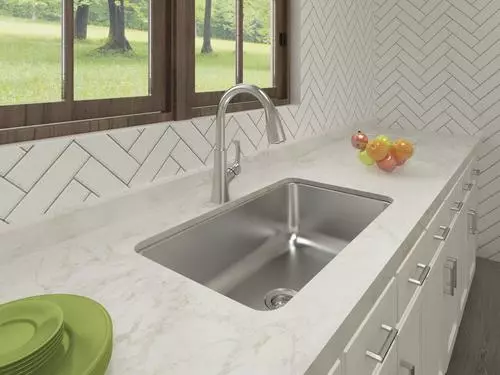 Tuscany® Northville All-in-One Dual Mount 33" Stainless Steel 1-Hole Single Bowl Kitchen Sink 9 Tuscany® Northville All-in-One Dual Mount 33" Stainless Steel 1-Hole Single Bowl Kitchen Sink - Image 9