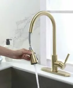 Tuscany® Viola® One-Handle Matte Gold Kitchen Faucet 16 Tuscany® Viola® One-Handle Matte Gold Kitchen Faucet -Tuscany Shop 6730088 IU 4 2021