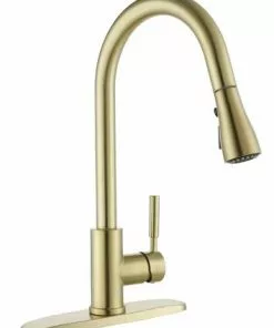 Tuscany® Viola® One-Handle Matte Gold Kitchen Faucet