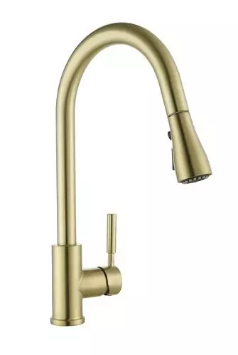 Tuscany® Viola® One-Handle Matte Gold Kitchen Faucet 3 Tuscany® Viola® One-Handle Matte Gold Kitchen Faucet - Image 3