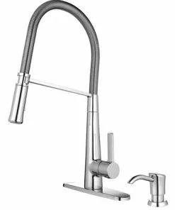 Tuscany® Acadian™ One-Handle Pull-Down Polished Chrome Kitchen Faucet