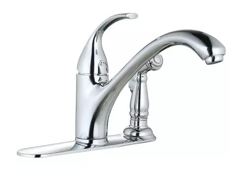Tuscany® Baden™ One-Handle Polished Chrome Kitchen Faucet 1 Tuscany® Baden™ One-Handle Polished Chrome Kitchen Faucet