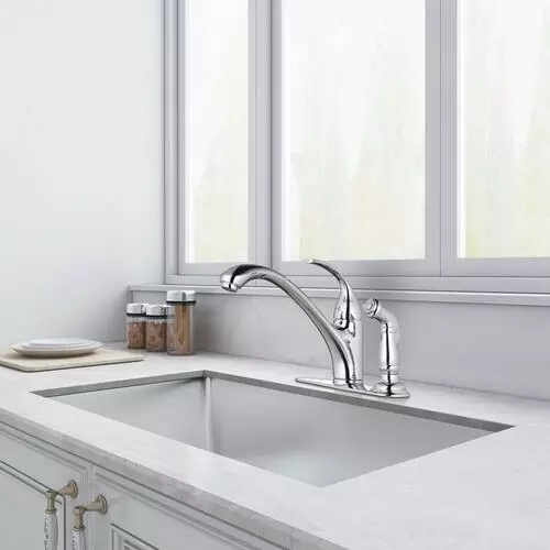 Tuscany® Baden™ One-Handle Polished Chrome Kitchen Faucet 7 Tuscany® Baden™ One-Handle Polished Chrome Kitchen Faucet - Image 7