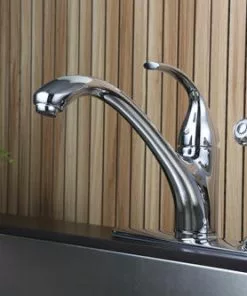 Tuscany® Baden™ One-Handle Polished Chrome Kitchen Faucet 10 Tuscany® Baden™ One-Handle Polished Chrome Kitchen Faucet -Tuscany Shop 6736063 Scene 01