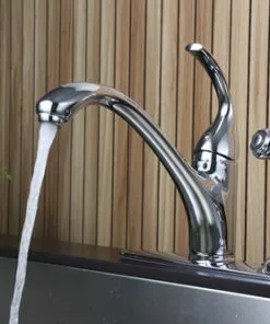 Tuscany® Baden™ One-Handle Polished Chrome Kitchen Faucet 11 Tuscany® Baden™ One-Handle Polished Chrome Kitchen Faucet -Tuscany Shop 6736063 Scene 02