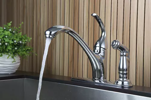 Tuscany® Baden™ One-Handle Polished Chrome Kitchen Faucet 4 Tuscany® Baden™ One-Handle Polished Chrome Kitchen Faucet - Image 4