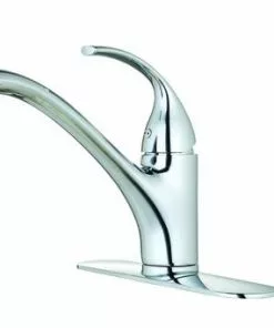 Tuscany® Baden™ One-Handle Polished Chrome Kitchen Faucet 13 Tuscany® Baden™ One-Handle Polished Chrome Kitchen Faucet -Tuscany Shop 6736082 45 Right Side View