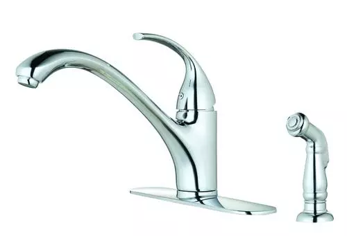 Tuscany® Baden™ One-Handle Polished Chrome Kitchen Faucet 6 Tuscany® Baden™ One-Handle Polished Chrome Kitchen Faucet - Image 6