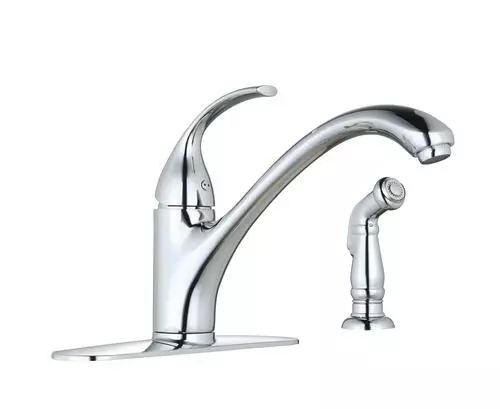 Tuscany® Baden™ One-Handle Polished Chrome Kitchen Faucet 1 Tuscany® Baden™ One-Handle Polished Chrome Kitchen Faucet