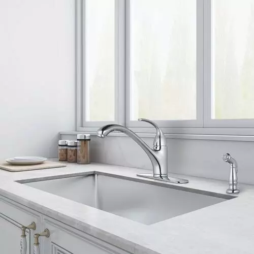 Tuscany® Baden™ One-Handle Polished Chrome Kitchen Faucet 8 Tuscany® Baden™ One-Handle Polished Chrome Kitchen Faucet - Image 8