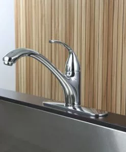 Tuscany® Baden™ One-Handle Polished Chrome Kitchen Faucet 10 Tuscany® Baden™ One-Handle Polished Chrome Kitchen Faucet -Tuscany Shop 6736082 Scene 01