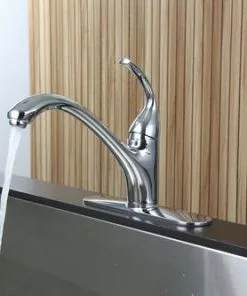 Tuscany® Baden™ One-Handle Polished Chrome Kitchen Faucet 11 Tuscany® Baden™ One-Handle Polished Chrome Kitchen Faucet -Tuscany Shop 6736082 Scene 02